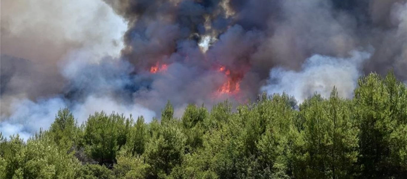 ΓΓΠΠ: Ο χάρτης πρόβλεψης πυρκαγιάς για αύριο - Οι περιοχές που κινδυνεύουν (φώτο)